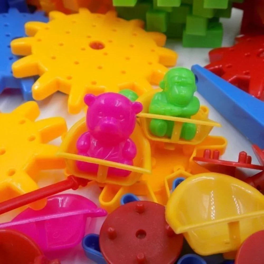 Funny Gears‎ Educational Building Block Toys / Monkeys & Bears Swings